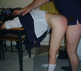 Amateur hard spanking
