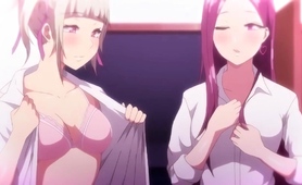 Hentai Schoolgirls Sharing Meat Pole In Wild Group Sex