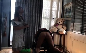 Amateur Slave Subjected To Hard Spanking In Bdsm Training