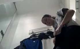 Hot Asian Teen Exposes Her Tight Cunt In The Dressing Room